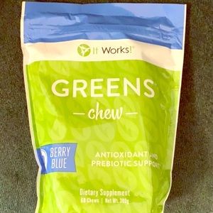 It Works Greens Chews Berry Blue